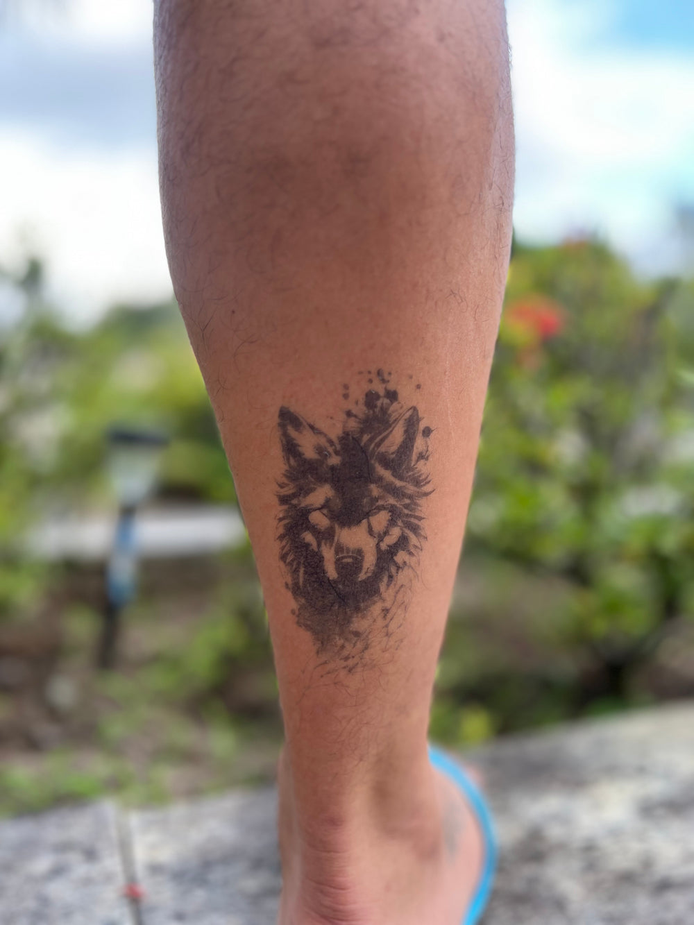 tatuagem semipermanente lobo - foto 2