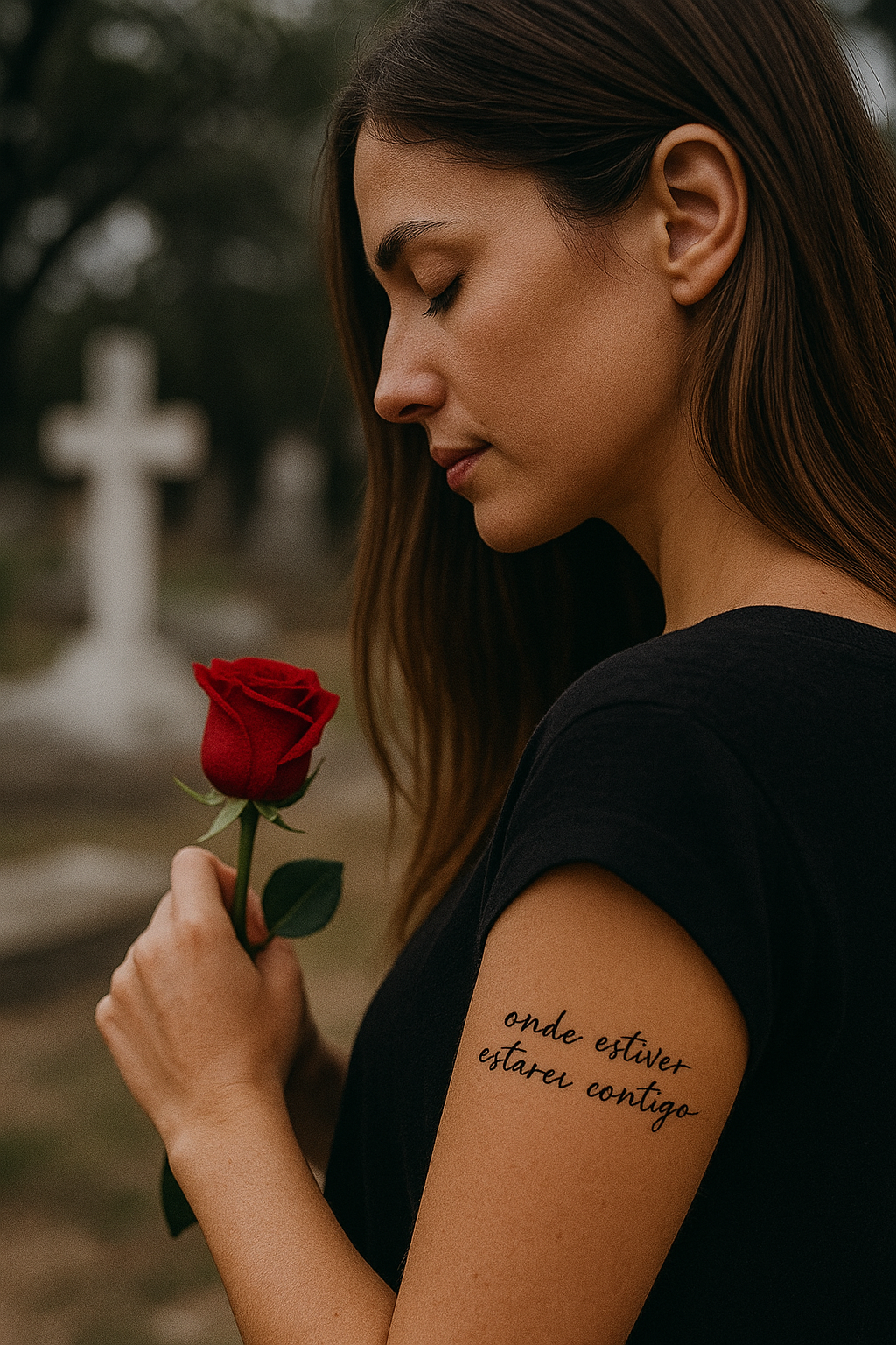 tatuagem semipermanente onde estiver estarei contigo. - foto 2