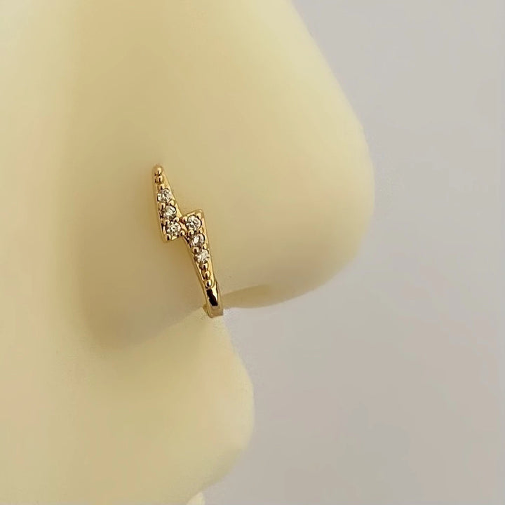 Piercing Fake Nostril Lightning ⚡