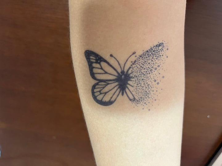 Borboleta Pixelada Semi-Permanente