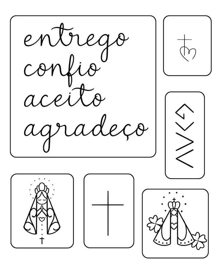 (6 unidades) Kit Fé Semi-Permanente