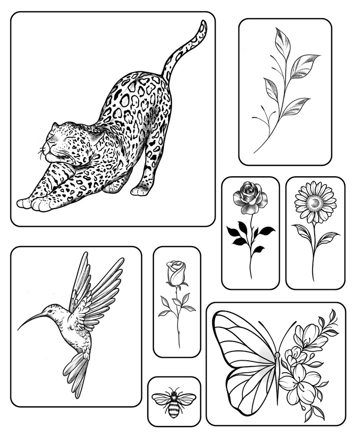(8 unidades) Kit Natureza Semi-Permanente