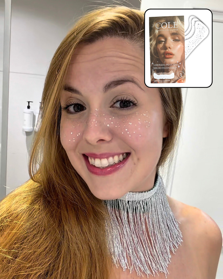 [KIT PRATA] 9 UNIDADES | Glitter Freckles - Sardinhas de Glitter Cole