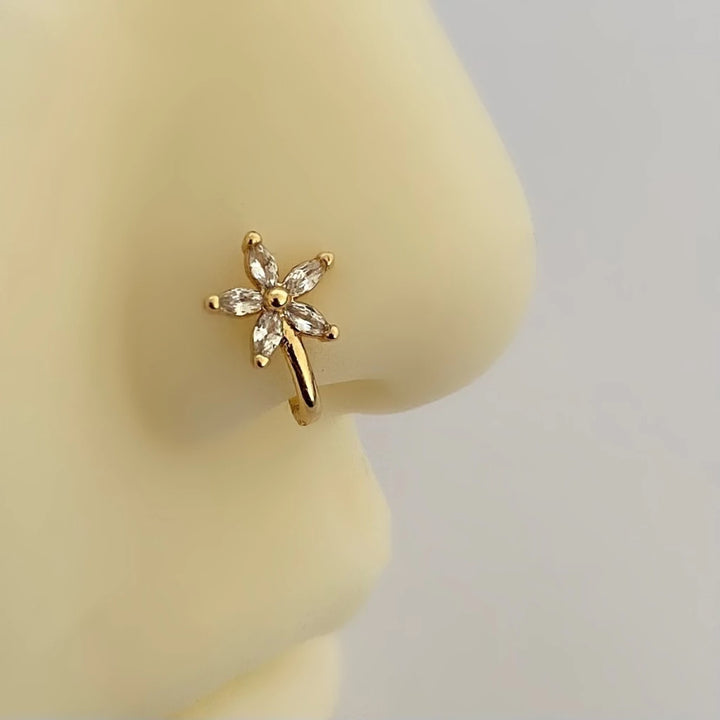 Piercing Fake Nostril Flow Zircônia