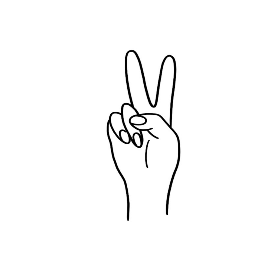 tatuagem semipermanente peace