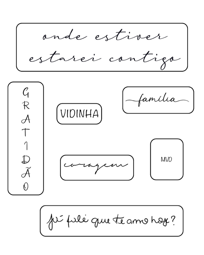 Kit Frases (7 unidades)