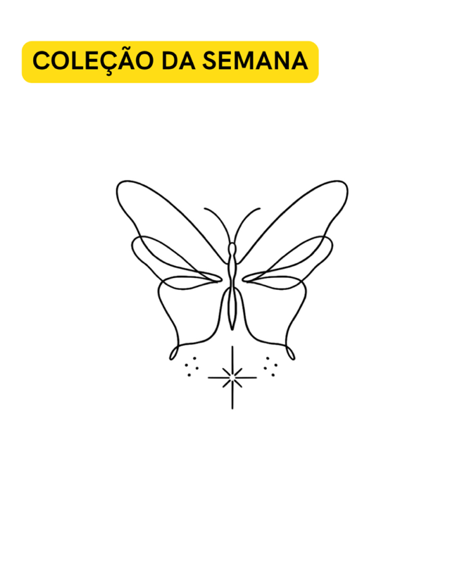 Borboleta Glitter