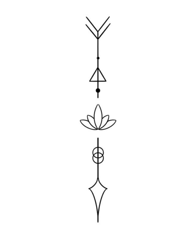Flecha Geométrica Lótus