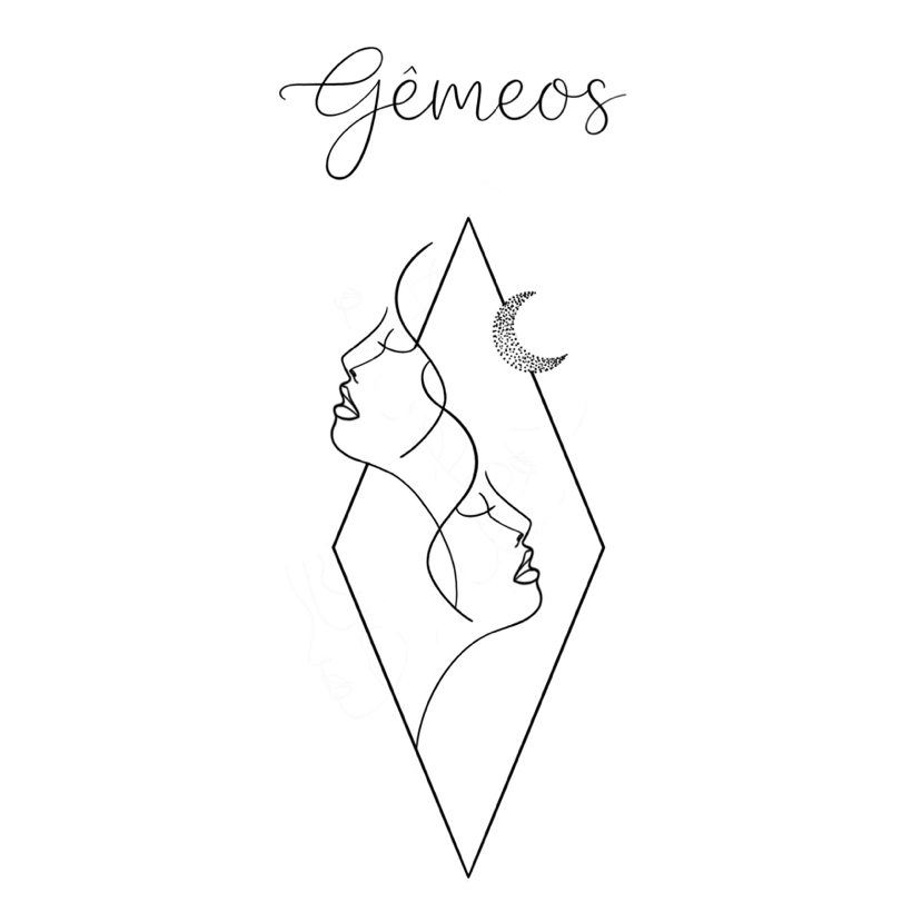 Gêmeos (Nome + Simbolo)