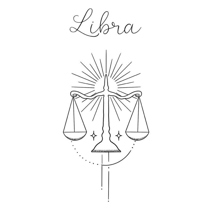 Libra (Nome + Simbolo)